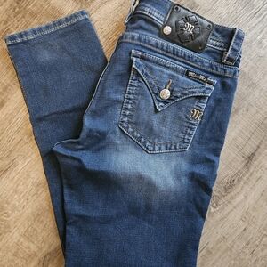 Miss Me Dark Blue Skinny Jeans